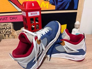 Nike jordan 4 - Azul y Rojo