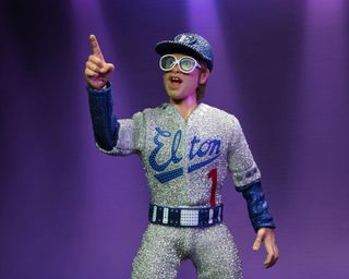 Elton John Clothed Live in 75 DX Set 20 cm NECA
