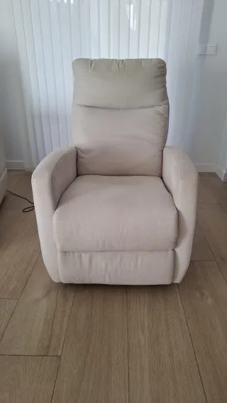 Sofá relax individual Marfil