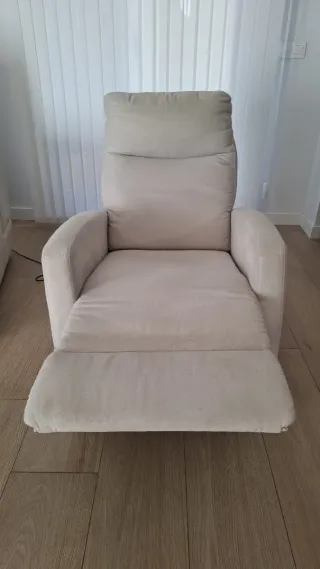 Sofá relax individual Marfil