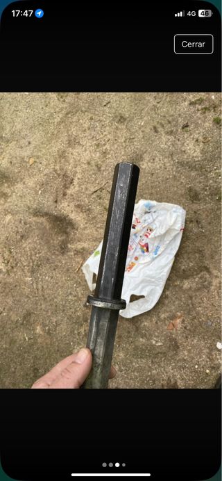 Puntero pala para martillo neumático