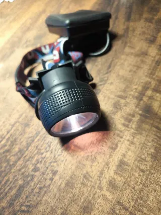 Frontal Petzl con batería externa