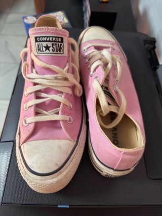 Converse rosas plataforma