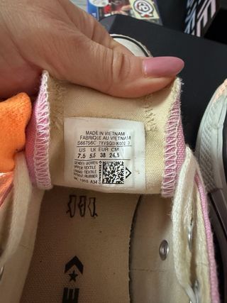 Converse rosas plataforma