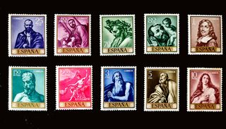Sellos Nuevos José de Ribera Serie completa 1963