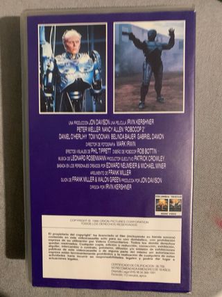 RoboCop 2 VHS