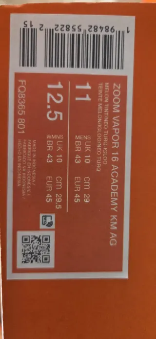 Botas Fútbol Nike Mercurial Naranja/Azul