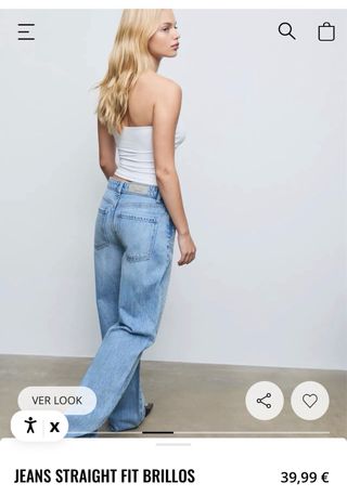 Vaqueros BRILLOS Stradi (En la tienda cuestan 40)