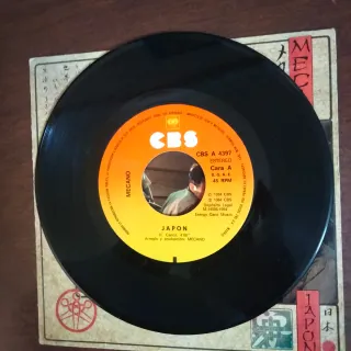 Vinilo MECANO 1984 Japon / La estación Synth-pop