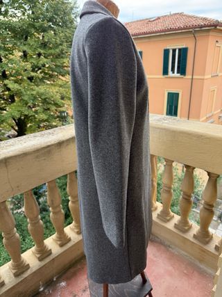 Cappotto grigio Zara in panno