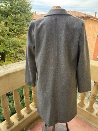 Cappotto grigio Zara in panno