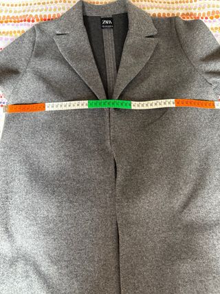 Cappotto grigio Zara in panno