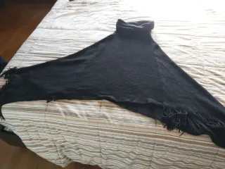 Poncho Via Condotti con frange