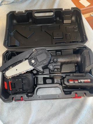 Mini Sierra Eléctrica de Jardín 48V