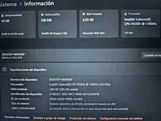 Ordenador PEAQ Slim S130 Gris