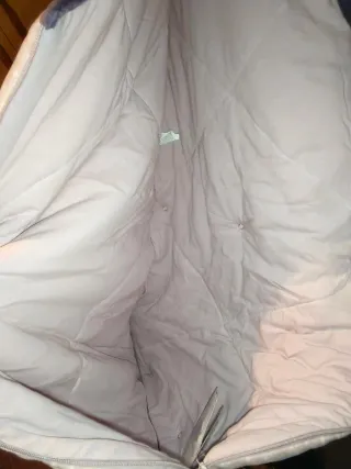 Saco dormir bebé conejo rosa lunares