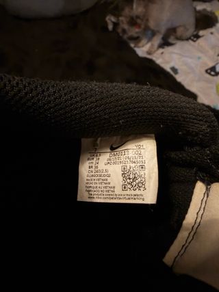 Nike Air Force 1 Plataforma Negra