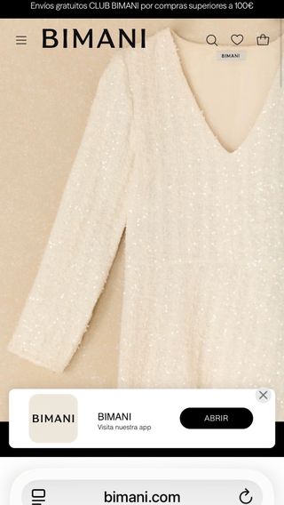 Vestido BIMANI Otoño-Invierno 25/26