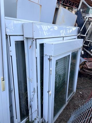 Ventanas y balconeras aluminio/PVC Outlet.