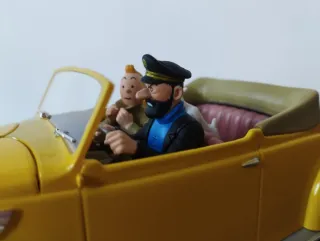 Coche Tintín Escala 1/24. Descapotable de Haddock