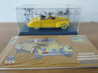 Coche Tintín Escala 1/24. Descapotable de Haddock