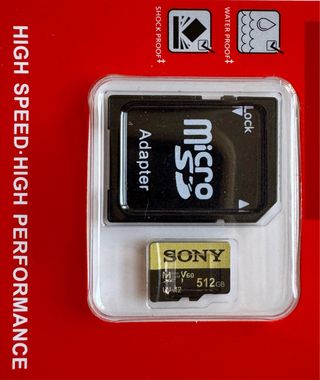 Tarjeta MicroSD 512GB Sony + Adaptador