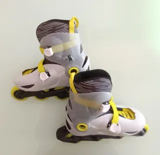 Patines en línea Oxelo Talla 32-34 + Protecciones: