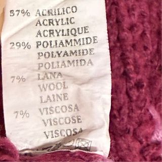 Talla M - Jersey punto rosa estilo Cropped