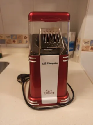 Palomitero Rojo Estilo Retro