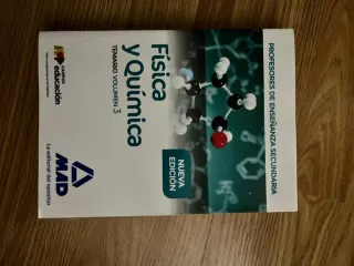 Libros oposiciones secundaria física y química.