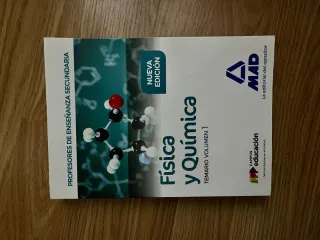 Libros oposiciones secundaria física y química.