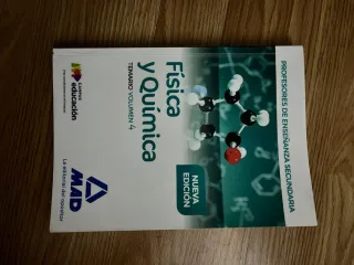 Libros oposiciones secundaria física y química.