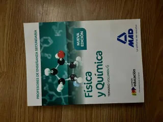 Libros oposiciones secundaria física y química.
