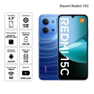 Xiaomi Redmi 15C Azul ¡Nuevo! 4-128GB