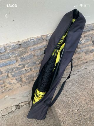 Red de voleibol con funda