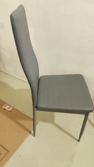 4 Sillas Comedor/Salón Piel Sintética