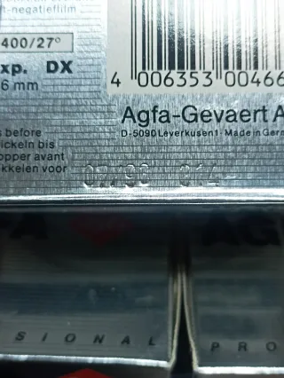 Agfa Agfapan caducados año93