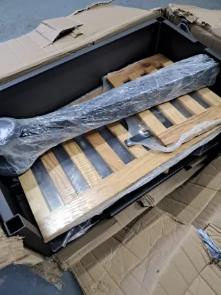 ZORRO - Barbacoa con ruedas elevador y parrilla