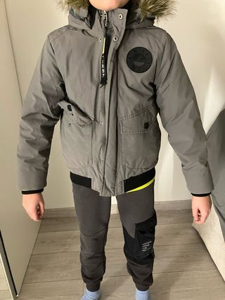 Giubbotto invernale caldo per bambino 9/10 anni