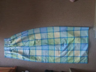 Cortinas de tela a cuadros