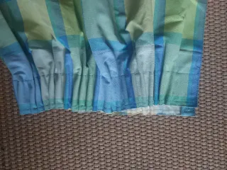 Cortinas de tela a cuadros