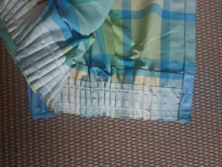 Cortinas de tela a cuadros