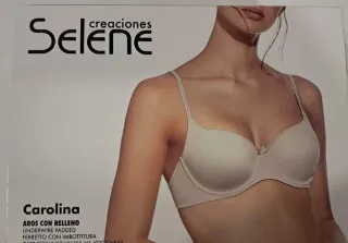 Sujetador Carolina T/ 100B color negro.