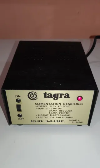 Fuente Alimentación Estabilizada Tagra 13.8V 3-5A