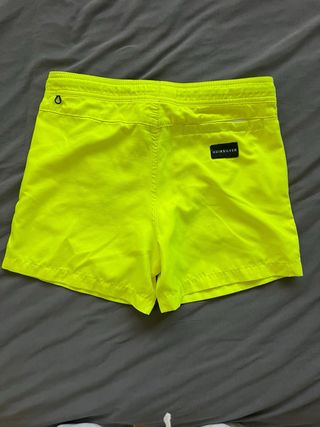 Bañador Quiksilver niño verde neón Talla L