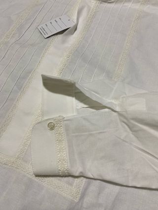 Camisa fallera Ofrena blanca