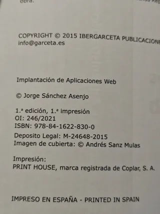 Libro Implantación de Aplicaciones Web