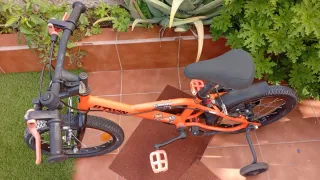 Bicicleta BTWIN 500 Naranja 16 Infantil