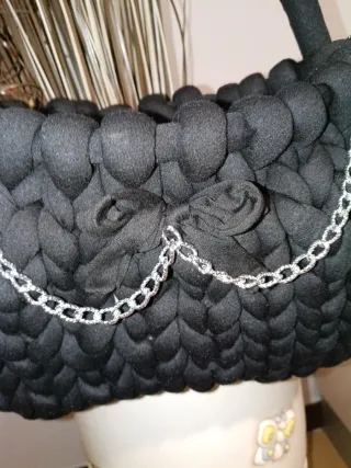 Borsa Chucky Nera e Argento