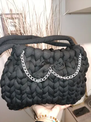 Borsa Chucky Nera e Argento